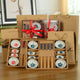 Creative gifts ceramic tableware chopsticks chopsticks dish Gift Set