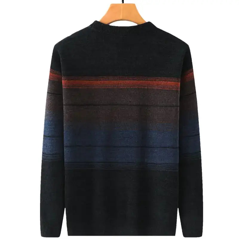 Chenille Dad Sweater with Bottom Design