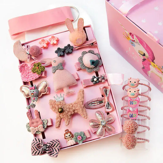 Cartoon Animal Hair Accessories Gift Set for Girls